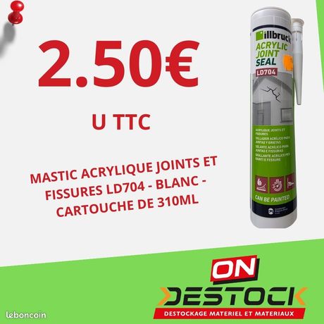 🧱 Mastic Acrylique LD704 – Propre, Pratique, Pas Cher  🧱
