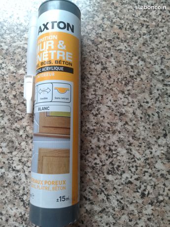 Mastic silicone acrylique mur et fenêtres