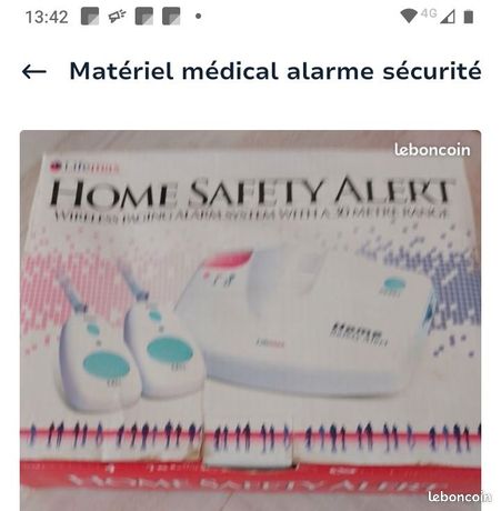 Matériel médical alarme sécurité