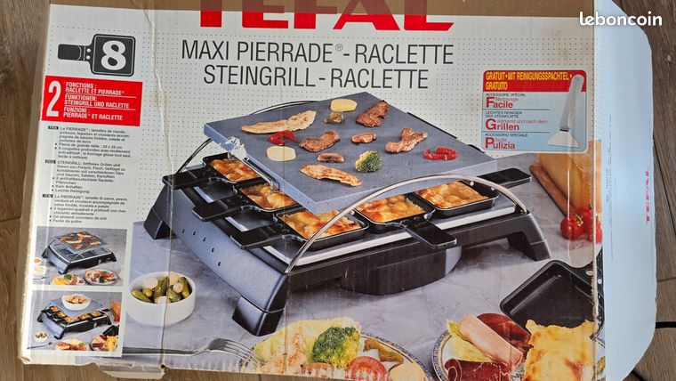 Maxi Pierrade / Raclette Tefal 8 personnes