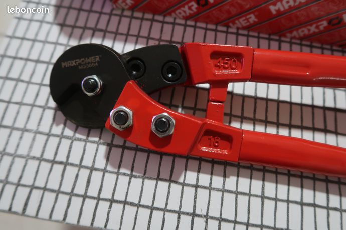 MAXPOWER Coupe-câbles en acier inoxydable