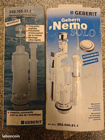 Mécanismes chasse d'eau WC Geberit
Dans toute la communauté d'agglomération du pays de Landerneau - Daoulas.WC Geberit