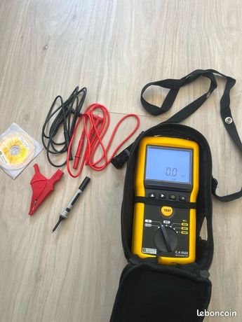 Mégohmmètre CHAUVIN ARNOUX C.A 6522