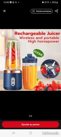 Mélangeur de Jus Électrique Portable. Multifonctions