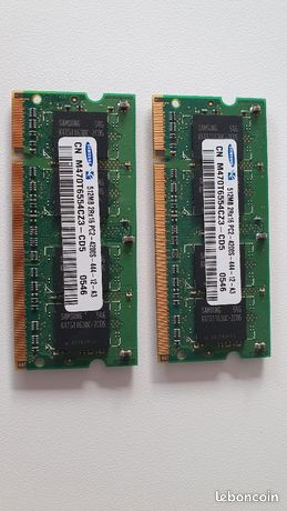 Mémoire barrette Ram samsung 512mb 2rx16 PC2 4200s 533mhz