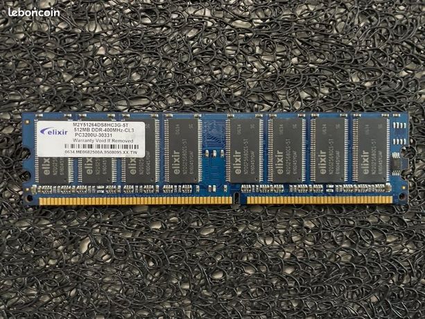 Mémoire RAM élixir DDR1 512MB