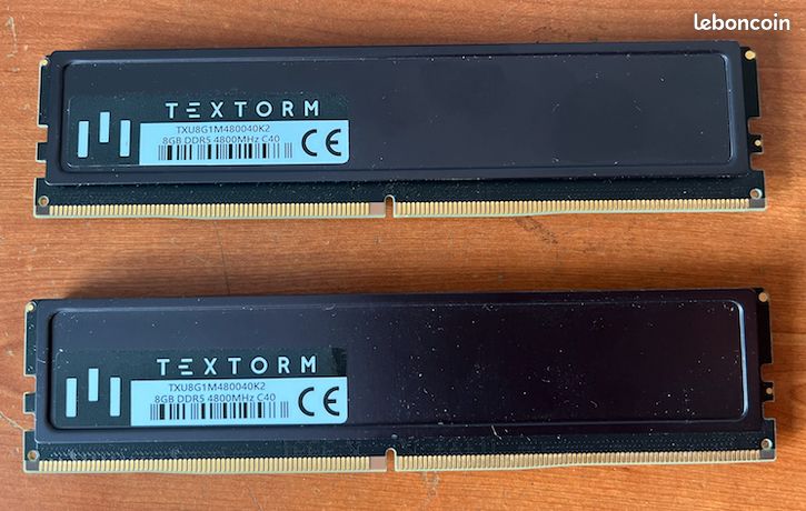 Mémoires TEXTORM DDR5 (16GB)