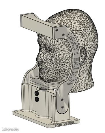 Mentonnière photographie iris rétine