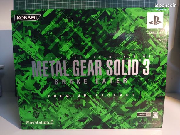 Metal Gear Solid 3 PS2 2004 COLLECTOR (sans le jeu)