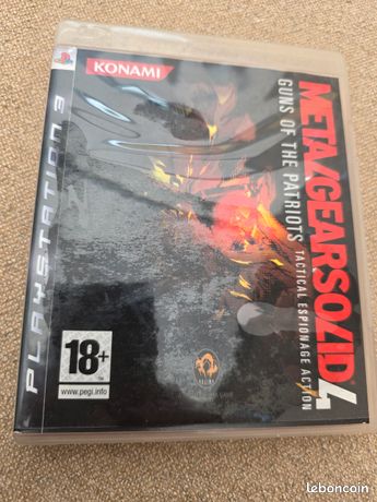 Métal Gear solid 4 ps3