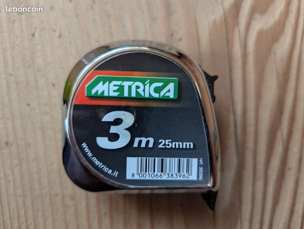 Mètre ruban 3 metres