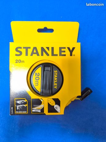 Mètre ruban Stanley 20 m avec manivelle
