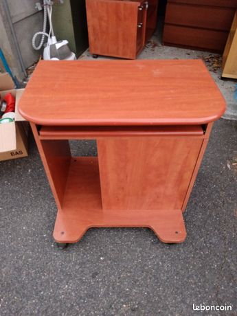 Meuble informatique marron