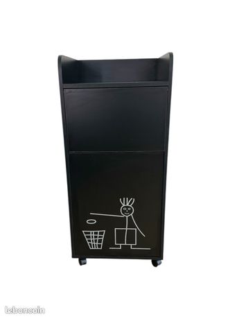 Meuble poubelle pour restaurant snack fast food