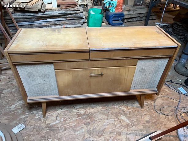 Meuble radio tourne disque loewe opta