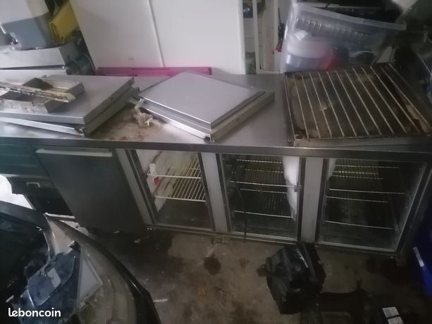 Meubles réfrigérés inox 3 portes et 4 portes