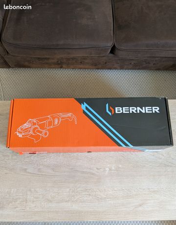 Meuleuse d'angle 230 bag 2400w berner référence 1007045