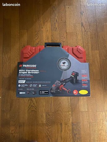 Meuleuse d'Angle connectée + Adaptateur Batterie Makita / 5 ans