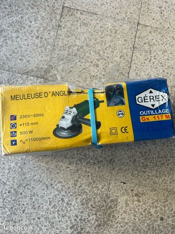 Meuleuse d'angle Gerex Gx 115 500W neuve