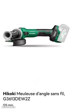Meuleuse Hikoki 125mm 36v