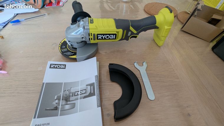 Meuleuse Ryobi 125 mm one+ neuve