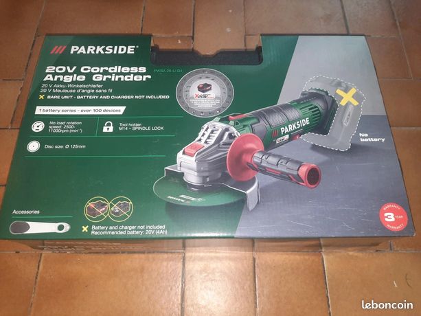 Meuleuse sans fils 20 volts Neuve