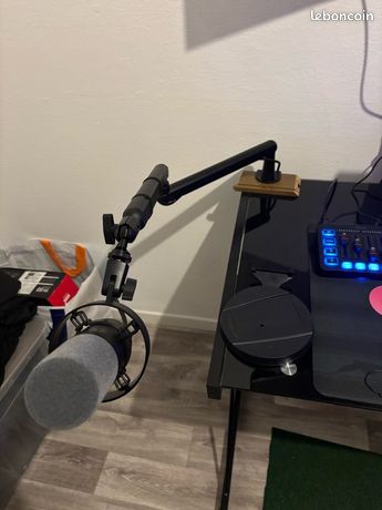 Micro et table de mixage