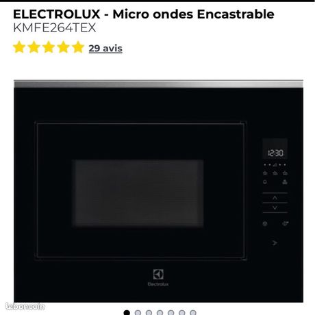Micro onde encastrable Electrolux