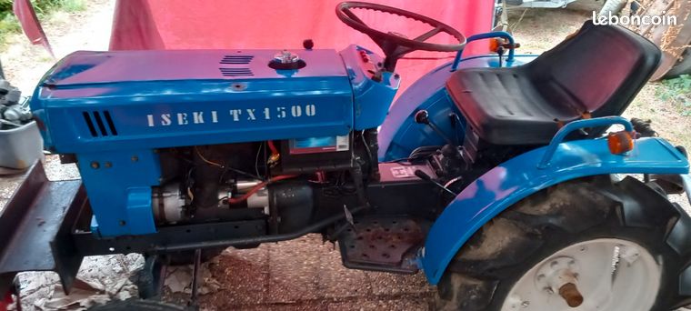 Micro tracteur iseki tx1500 contre camion