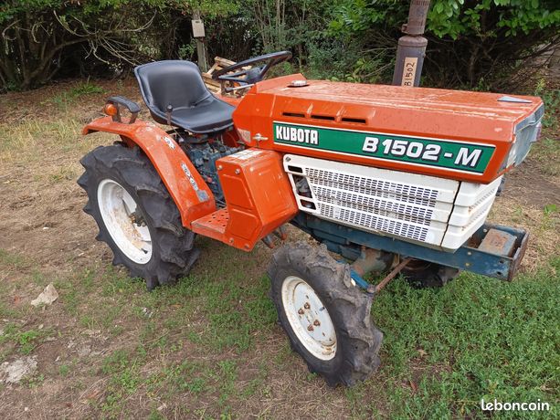 Micro tracteur kubota b1502m 19cv 4X4