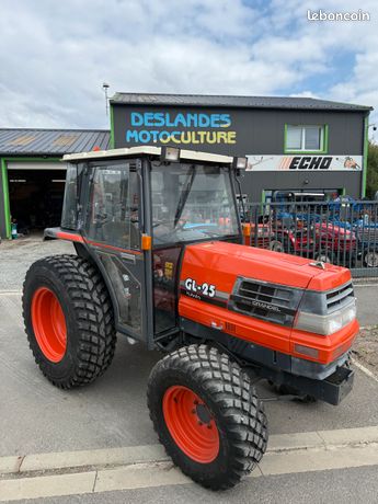 🧡⚡ Micro Tracteur 👉Roues industrielles GL25 KUBOTA 25cv 4x4 Cabine ➕ Inverseur au volant ➕ Garantie 6 MOIS ❣ -10% sur les outils ⚡🧡
