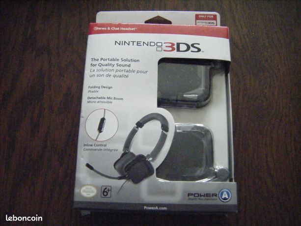 Micro-casque stéréo pour Nintendo 3DS