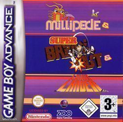 Millipede super break out lunar lander