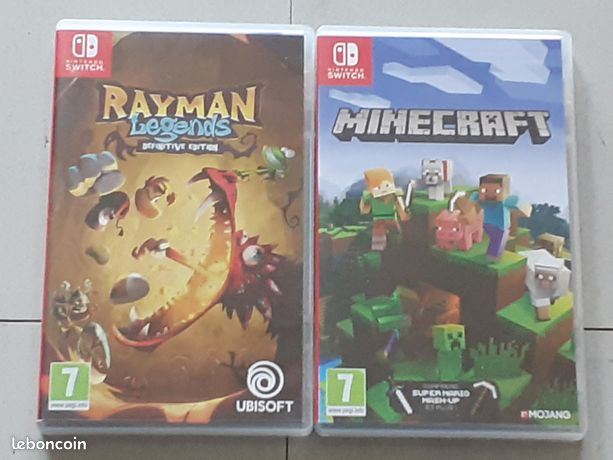 Minecraft + rayman switch