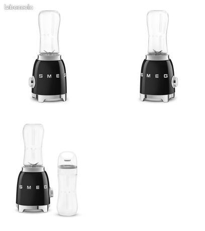 Mini blender SMEG noir brillant