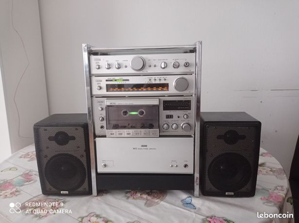 Mini chaine hifi Toshiba aurex SC-M12 année 1980.prix en baisse.suppression de l'annonce le 01/10/25