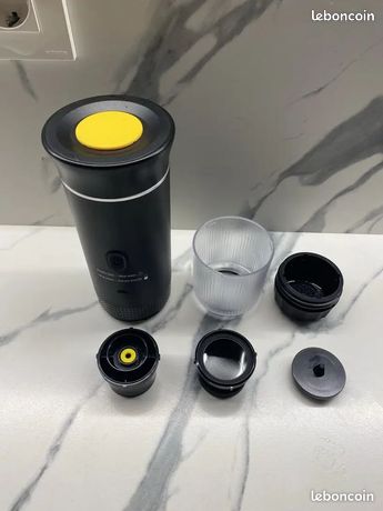 Mini Machine à Expresso Portable USB-C 20 Bars Café Moulu & Capsules Autochauffante