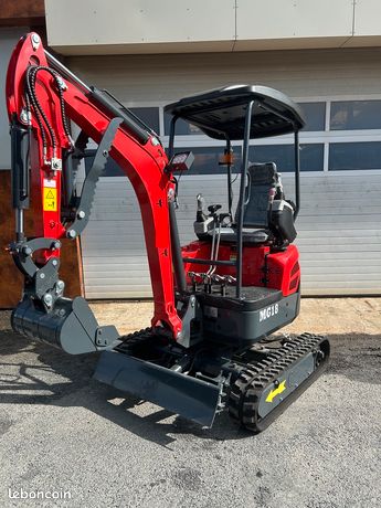 Mini pelle 1.8T moteur KUBOTA