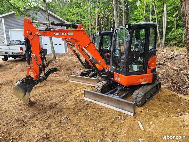 Mini pelle avec chauffeur pelleteuse