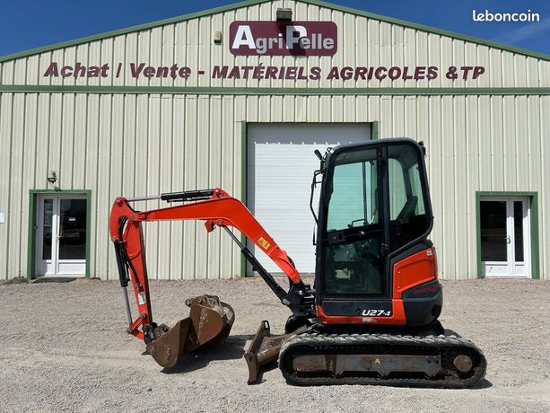 Mini pelle Kubota U27-4 de 2018 avec 2566 heures