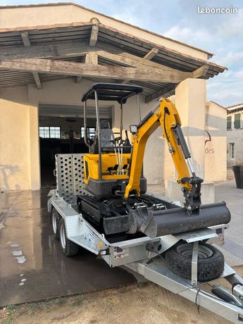 Mini pelle moteur KUBOTA 1.6 T