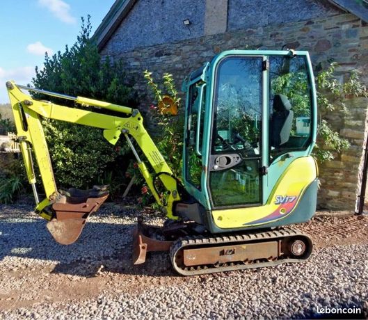 Mini pelle Yanmar sv17