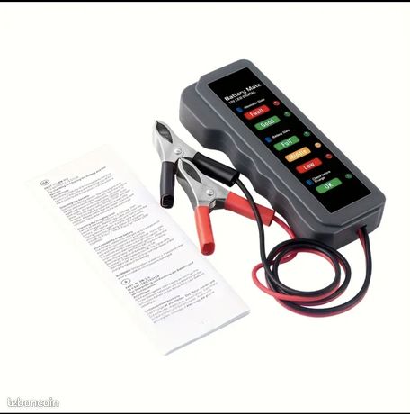 Mini Testeur de Batterie de Voiture À 6 LED - Testeur Alternateur Numérique 12V