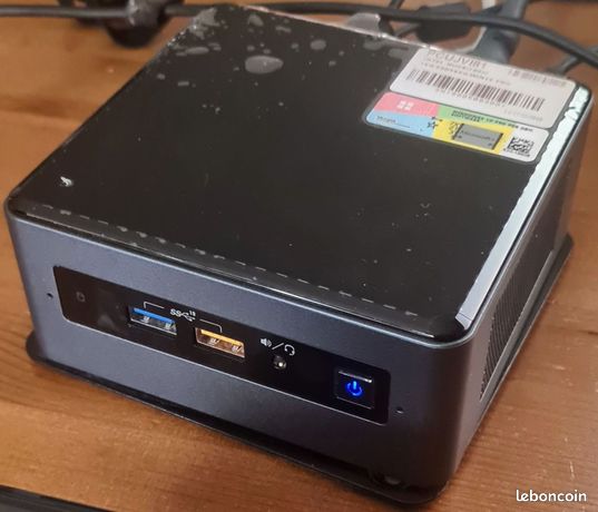 Mini PC Intel NUC8, intel Core i7-8559U, 2.71GHz, Win 11 Pro X64, 16Go Ram, 512Go SSD NVME
