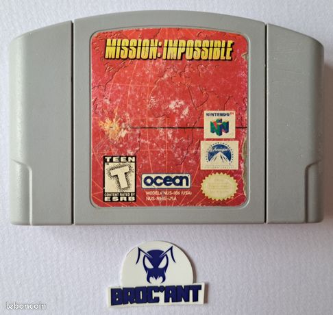 🎮 Mission Impossible USA Nintendo 64 N64 NTSC USA