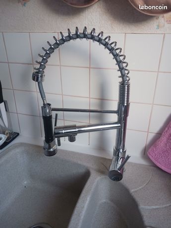 Mitigeur cuisine avec douchette