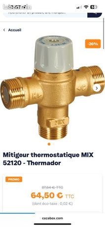 Mitigeurs thermostatique mix