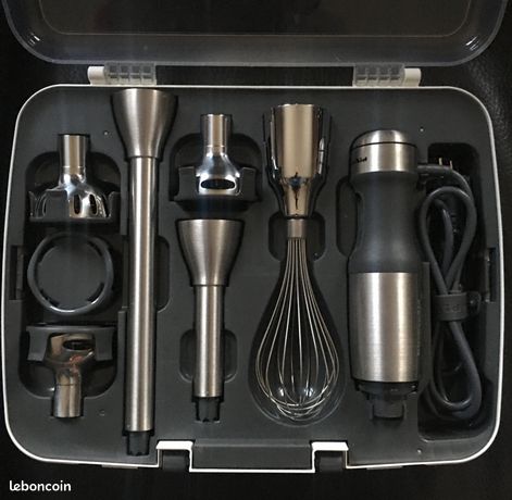 Mixer plongeant KITCHENAID avec Malette et accessoires, Hand Mixer, Girafe