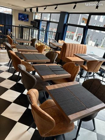 Mobilier Restaurant Table Chaise Banquette sur Mesure pour CHR