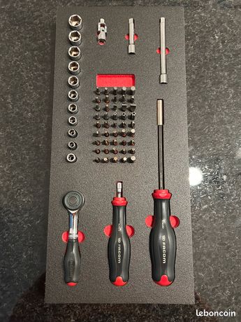 Module mousse douille 1/4